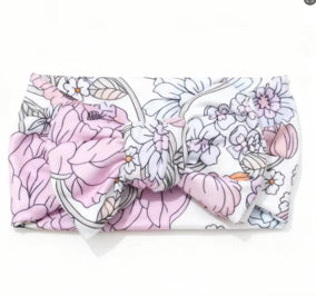 Lilac Blues - Top knot Bow